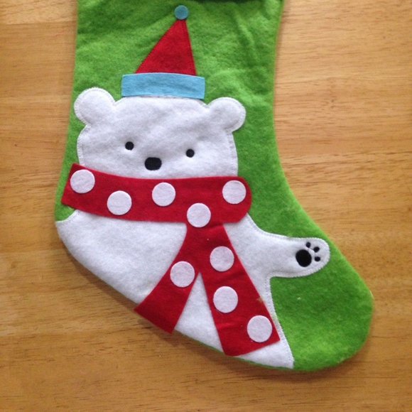 Polar Bear Stocking - Picture 2 of 2